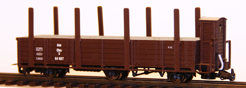 Ferro Train 804-307-W - Austrian ÖBB Olm/s 64609 stanchion waggon, Gmünd, 